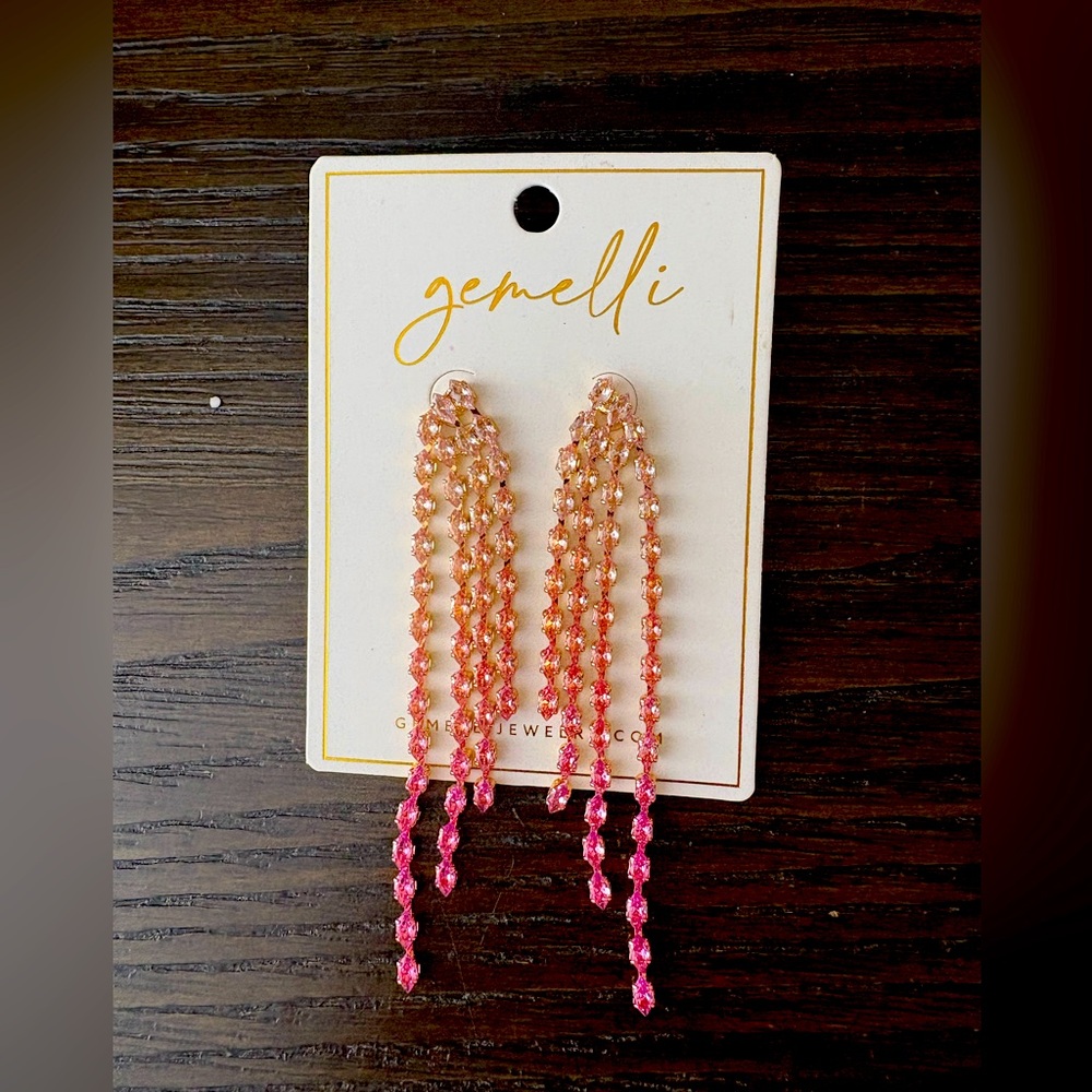 NEW Gemelli Pink Earrings